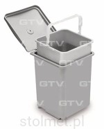 kosz na śmieci / segregator CONTE - QUADRA , made in ITALY