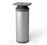 noga meblowa okrągła H-100 aluminium