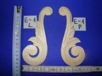 element rzeźbiony E1 ( lewe lub prawe)