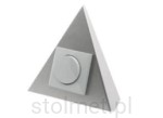 oprawa trójkąt chrom z włącznikiem