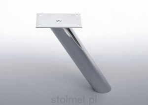 podpora skośna do blatu kuchennego kolor chrom H-25 cm