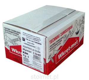wkręt hartowany typy SPAX WKRĘT-MET 3,5x16 opk 5kg